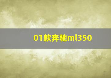 01款奔驰ml350