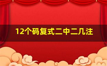 12个码复式二中二几注