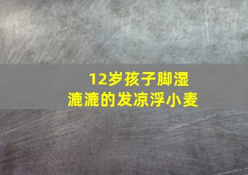 12岁孩子脚湿漉漉的发凉浮小麦