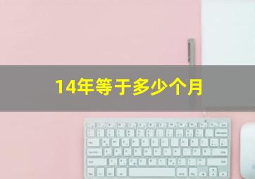 14年等于多少个月