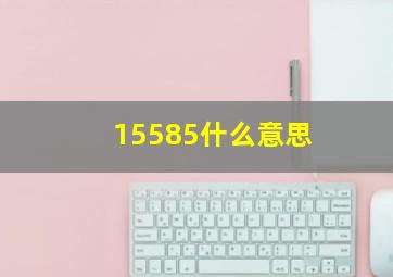 15585什么意思