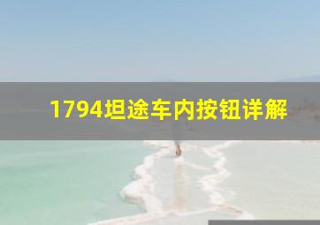 1794坦途车内按钮详解