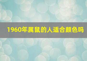 1960年属鼠的人适合颜色吗