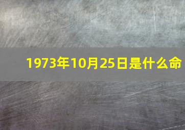 1973年10月25日是什么命