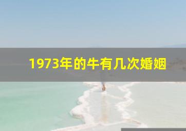 1973年的牛有几次婚姻