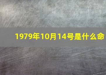 1979年10月14号是什么命