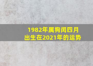 1982年属狗闰四月出生在2021年的运势