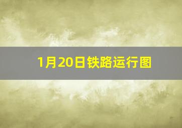 1月20日铁路运行图