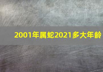 2001年属蛇2021多大年龄