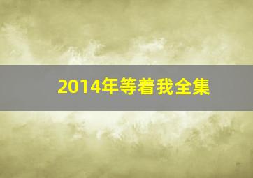 2014年等着我全集