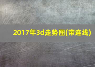 2017年3d走势图(带连线)