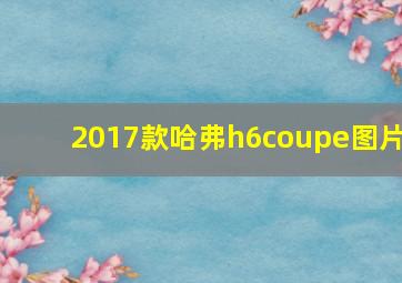 2017款哈弗h6coupe图片