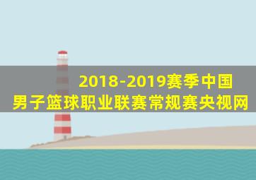 2018-2019赛季中国男子篮球职业联赛常规赛央视网