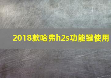 2018款哈弗h2s功能键使用