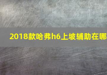 2018款哈弗h6上坡辅助在哪