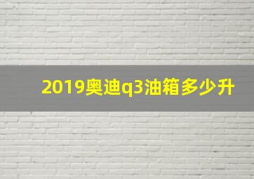 2019奥迪q3油箱多少升