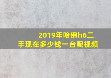 2019年哈佛h6二手现在多少钱一台呢视频