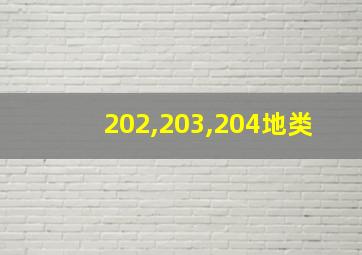 202,203,204地类