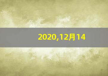 2020,12月14