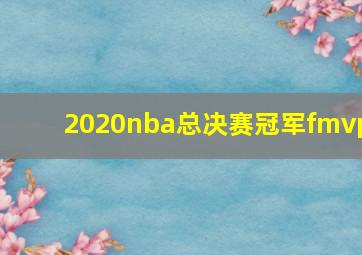 2020nba总决赛冠军fmvp