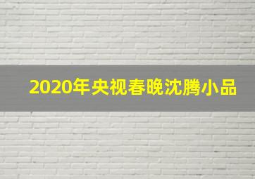 2020年央视春晚沈腾小品