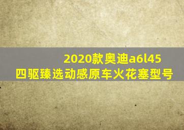 2020款奥迪a6l45四驱臻选动感原车火花塞型号