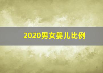 2020男女婴儿比例