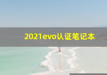 2021evo认证笔记本