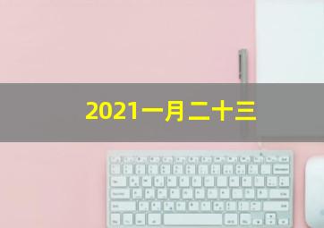 2021一月二十三