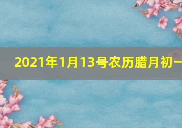 2021年1月13号农历腊月初一