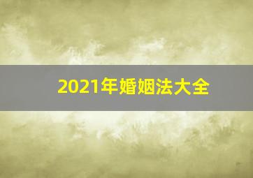 2021年婚姻法大全