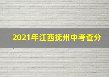 2021年江西抚州中考查分