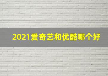 2021爱奇艺和优酷哪个好