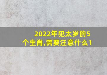 2022年犯太岁的5个生肖,需要注意什么1