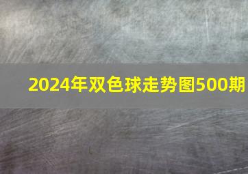 2024年双色球走势图500期