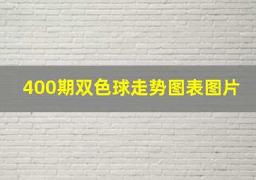 400期双色球走势图表图片