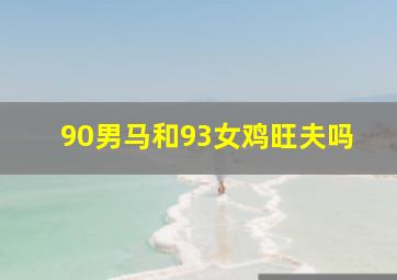 90男马和93女鸡旺夫吗