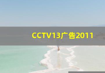 CCTV13广告2011