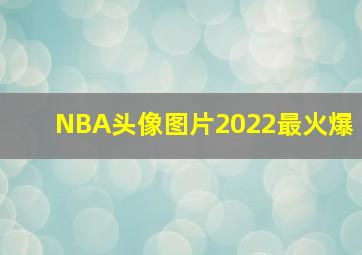 NBA头像图片2022最火爆