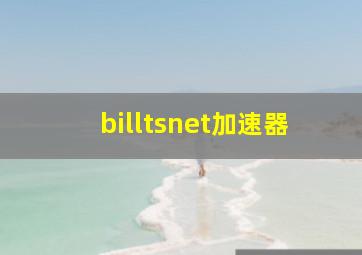 billtsnet加速器