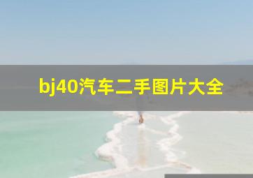 bj40汽车二手图片大全