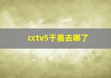 cctv5于嘉去哪了