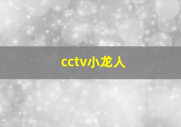 cctv小龙人