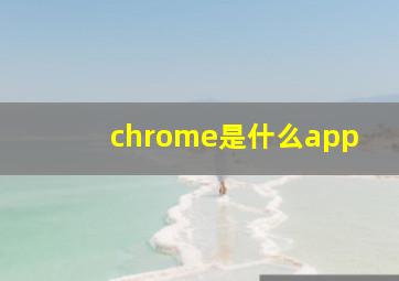 chrome是什么app