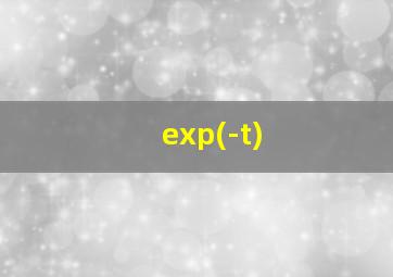 exp(-t)