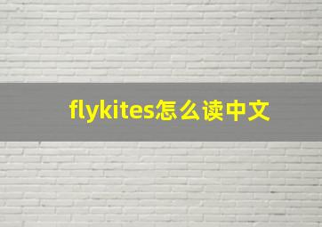 flykites怎么读中文