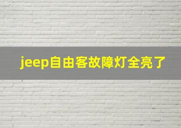 jeep自由客故障灯全亮了