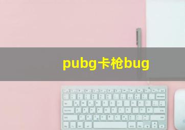 pubg卡枪bug