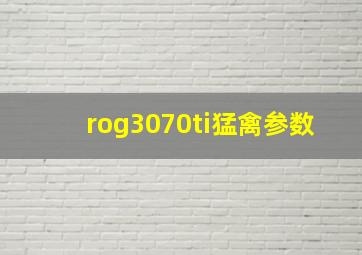 rog3070ti猛禽参数