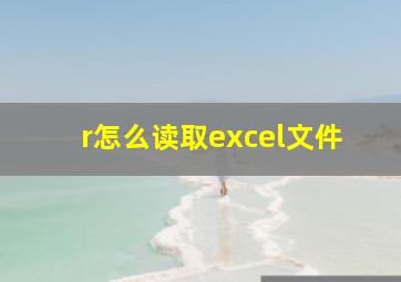 r怎么读取excel文件